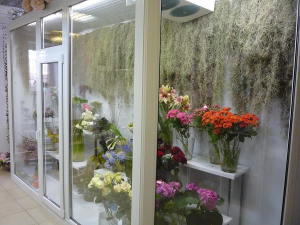 Промышленное охлаждение в цветочных магазинах